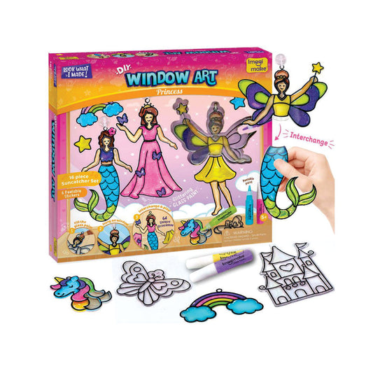 Imagimake Princess DIY Window Craft Game(5+ Years)