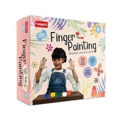 Handycrafts - Finger Painting,Art and Craft Kit, Make Your own fingerpainted Artwork, (5+Years )