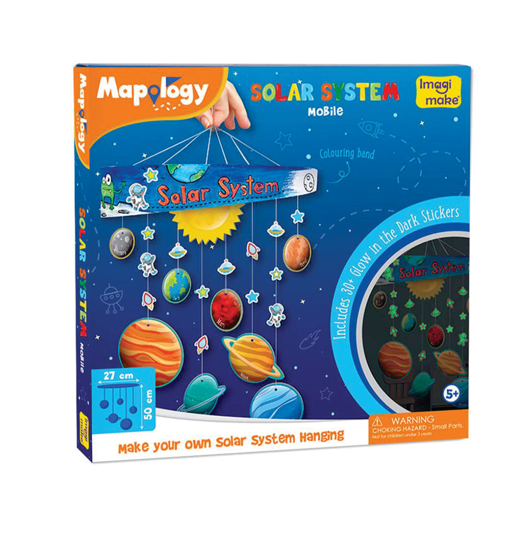 Imagimake Mapology Solar System Mobile Art & Craft Game (5+ Years)