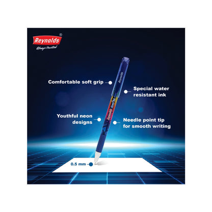 Reynolds Racer Sporty Gel Pen (Blue)