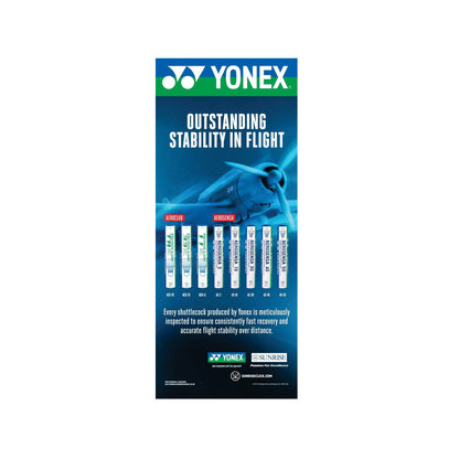 YONEX Feather Shuttlecock (AS 2, White)