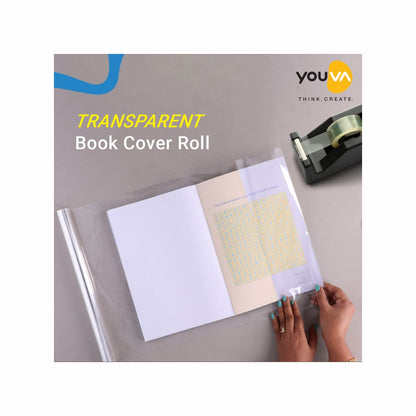 Navneet Youva Book Cover Roll (8 Meters, Transparent)