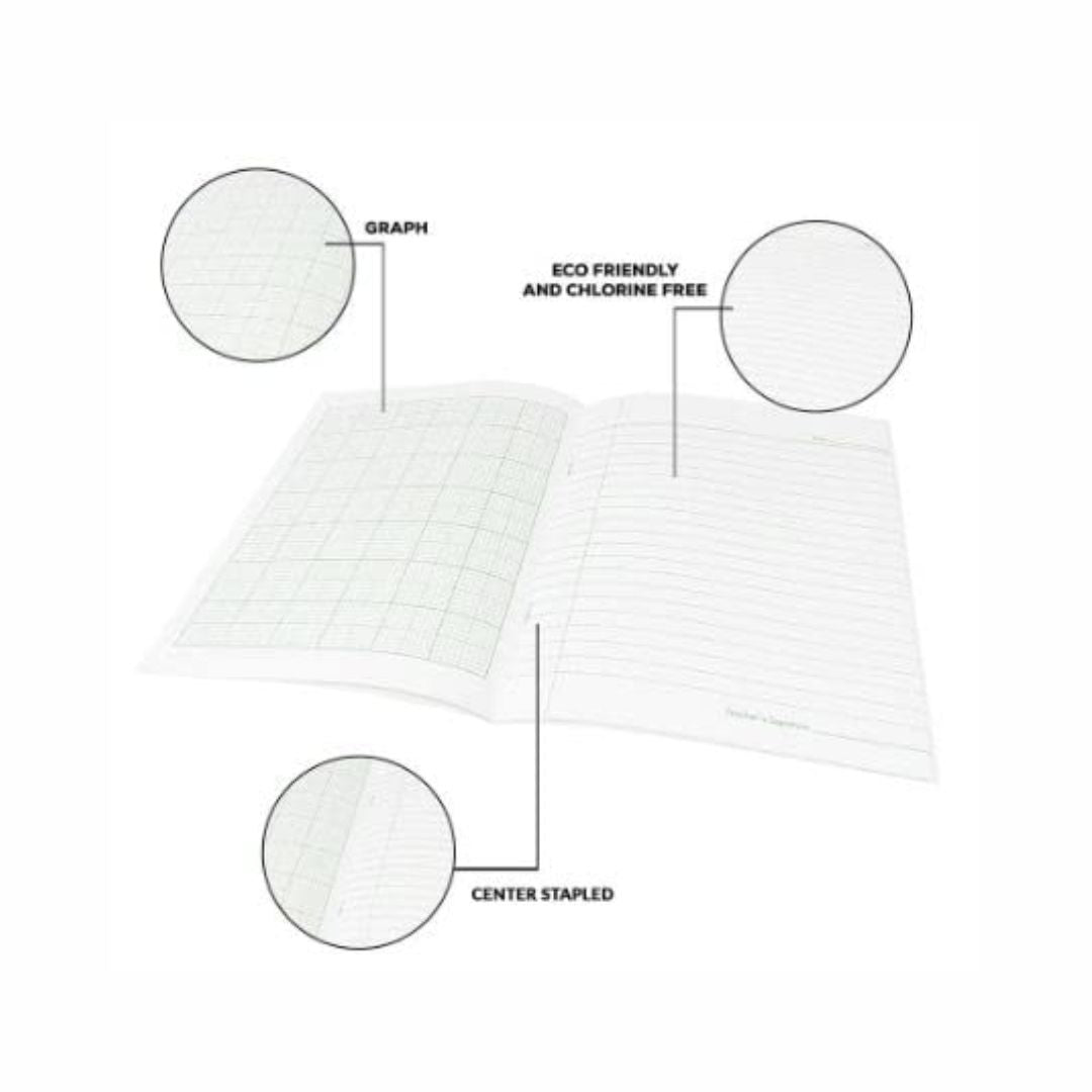 Classmate 28 X 22 cm Graph Book 32 Pages (Assorted)