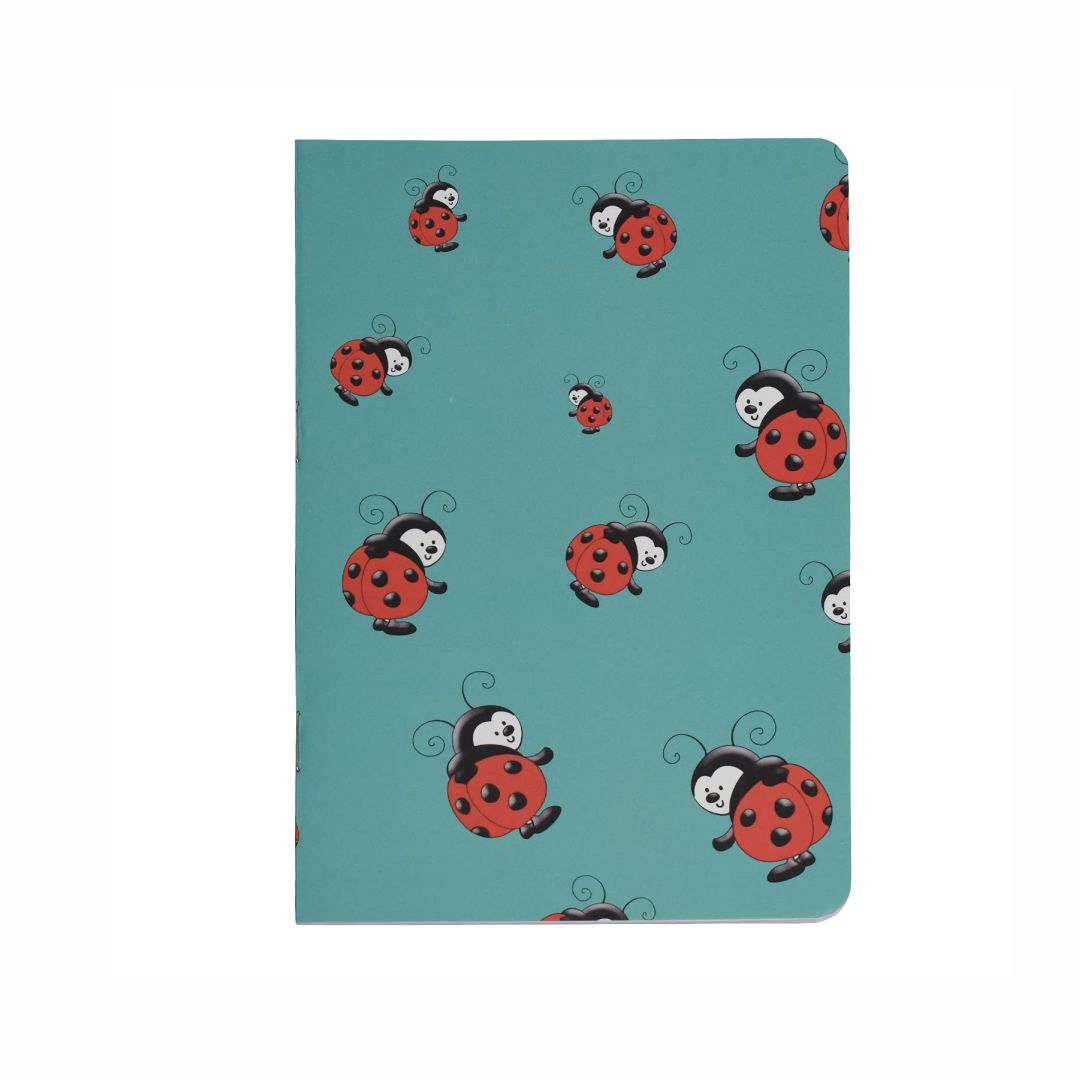 Papboo unruled cute creatures handy Notebook Set (A5 ,Assorted,4x60 Pages)