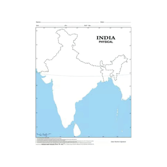 Creative Space India Physical Map