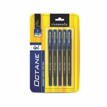 Classmate Gel Pen (Blue) - Pack of 5