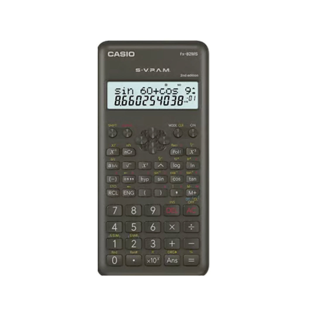 Casio FX-82MS 2nd Gen Calculator (Black)