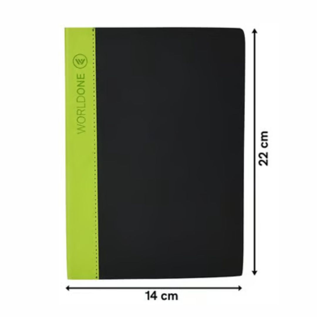 Worldone Ruled Executive Diary (Olive Green, 224 pages)