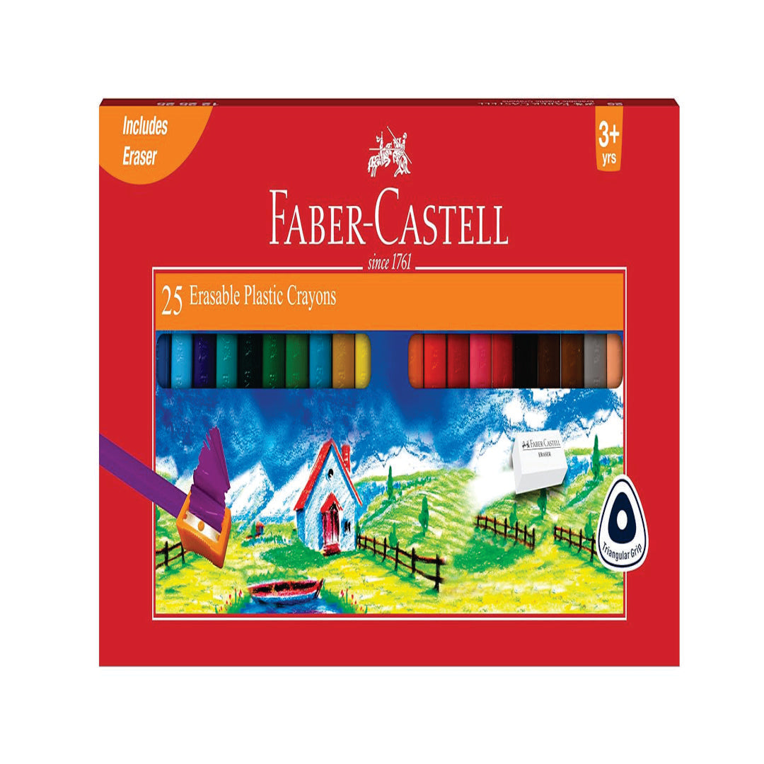 Faber-Castell Erasable Plastic Crayons