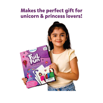 Skillmatics foil fun! Unicorn & Princesses Art & Craft Game(4-9 Years)