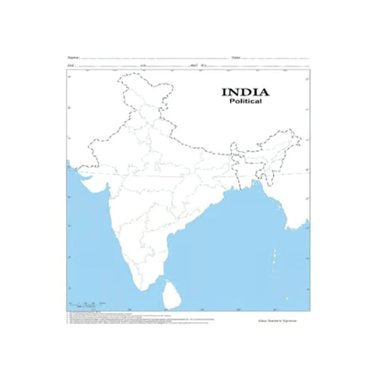 Creative Space India Political Map