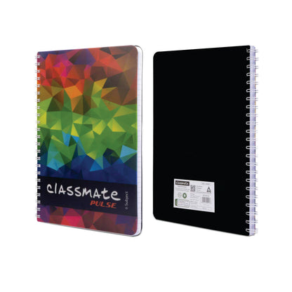 Classmate Single Line Spiral Notebook (Assorted, 302 Pages)