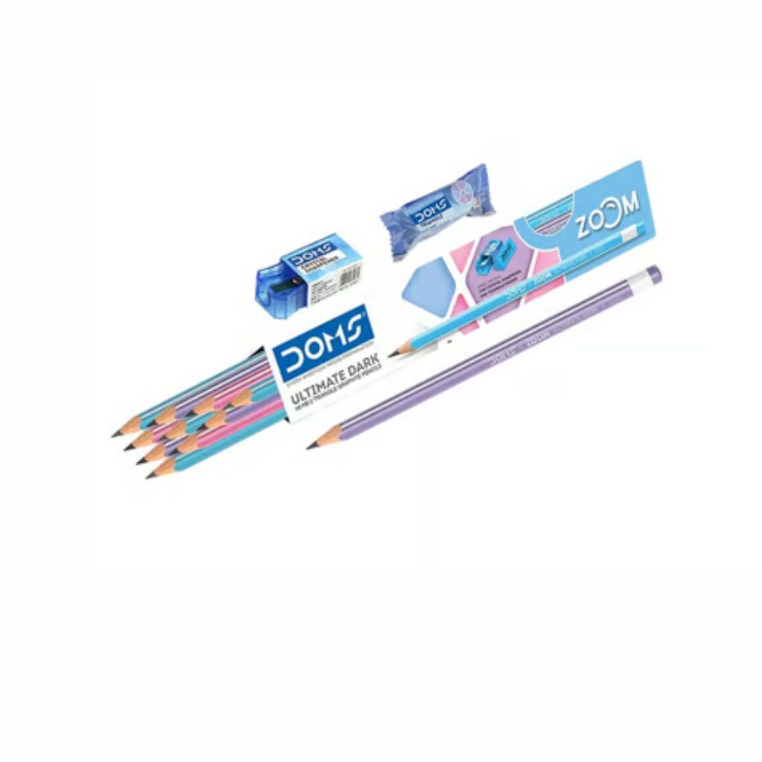 Doms Pencil (Multicolour) - 10 Pieces