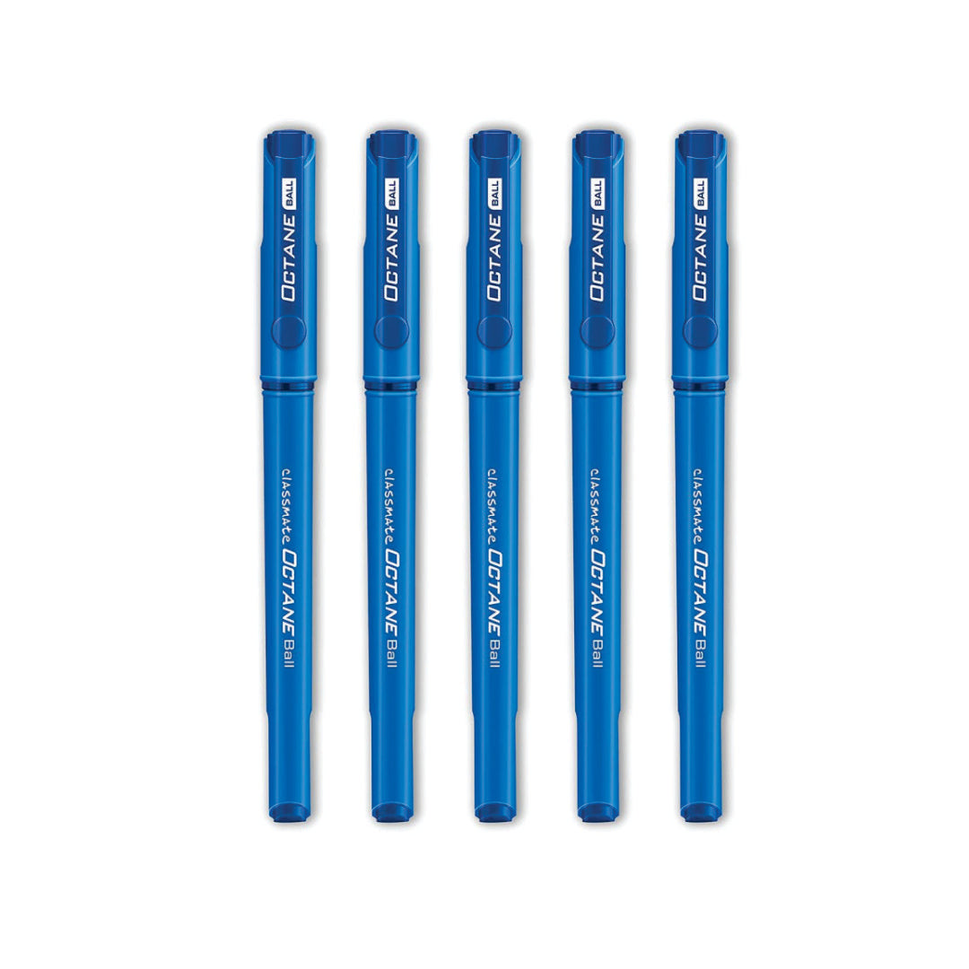 Classmate Octane Ball Pen - Pack of 5 (Blue)