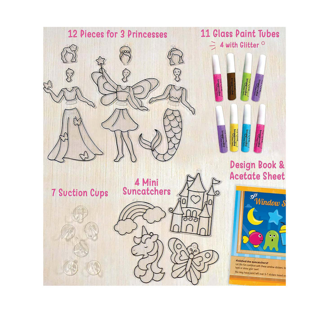 Imagimake Princess DIY Window Craft Game(5+ Years)