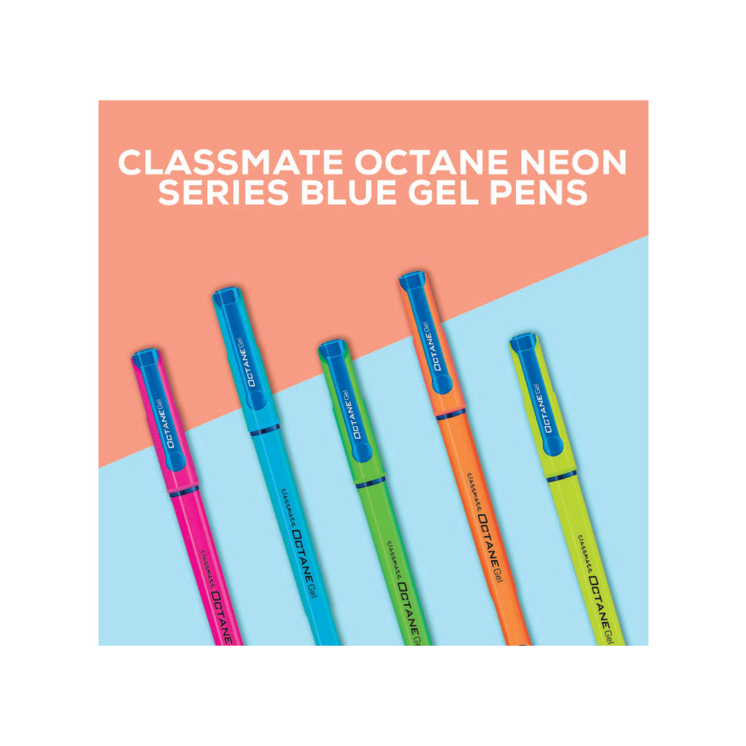 Classmate Gel Pen (Blue) - Pack of 5