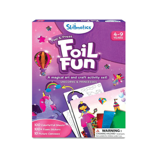 Skillmatics foil fun! Unicorn & Princesses Art & Craft Game(4-9 Years)