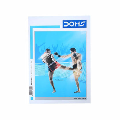 Doms Single Line Notebook - Martial Arts Series (57 GSM, Assorted)