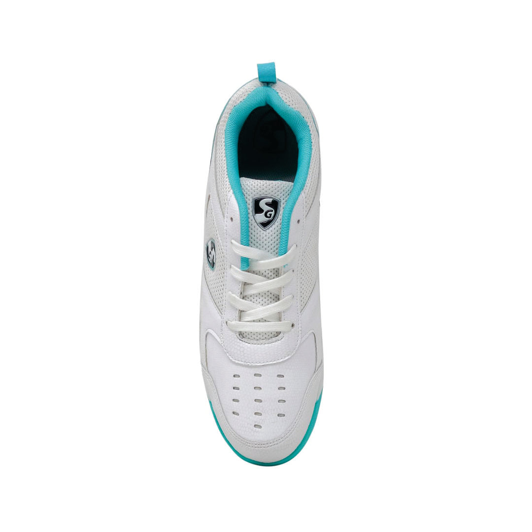 SG Fusion Cricket Shoes, Teal/White