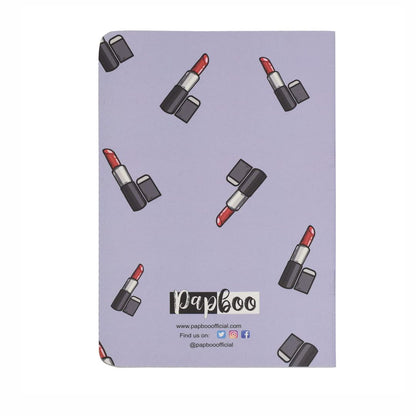 Papboo unruled Boss Lady handy Notebook Set (A5 ,Assorted,4x60 Pages)