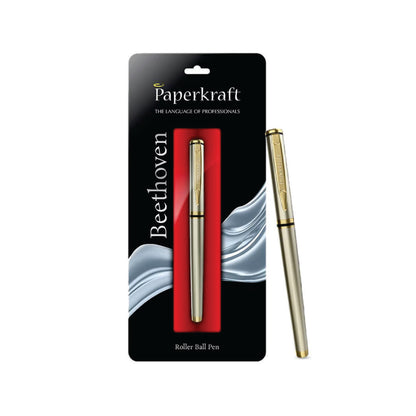 paperkraft beethoven ceramic roller ball pen(Gold)