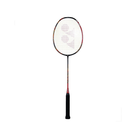 YONEX Astrox 99 Play Graphite Strung Badminton Racket with Full Racket Cover (Cherry Sunburst) | for Intermediate Players | 83 Grams | Maximum String Tension - 28lbs