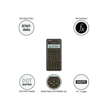 Casio FX-82MS 2nd Gen Calculator (Black)