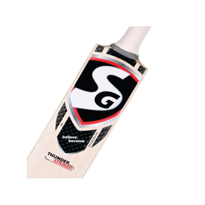 SG Thunder Striker Cricket Bat - Handcrafted from Finest Grade VB English Willow for Leather Ball