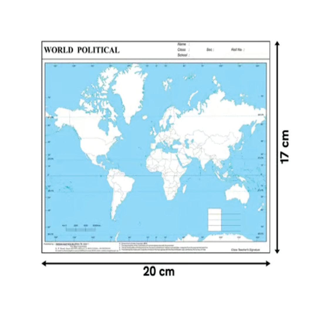 Creative Space World Political Map