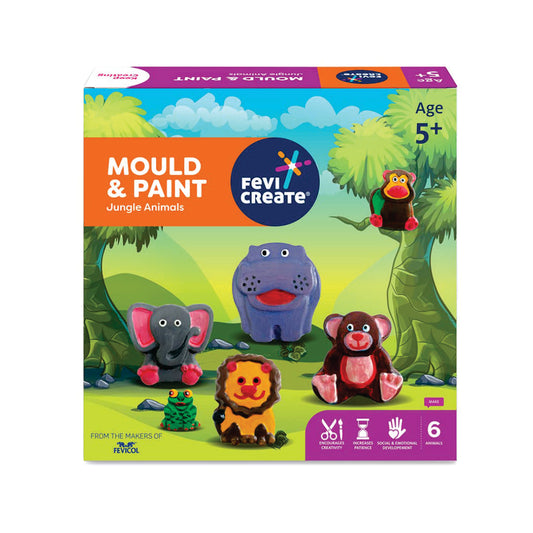 Pidilite Fevicreate Mould & Paint Art Kit for Kids of 5+ years