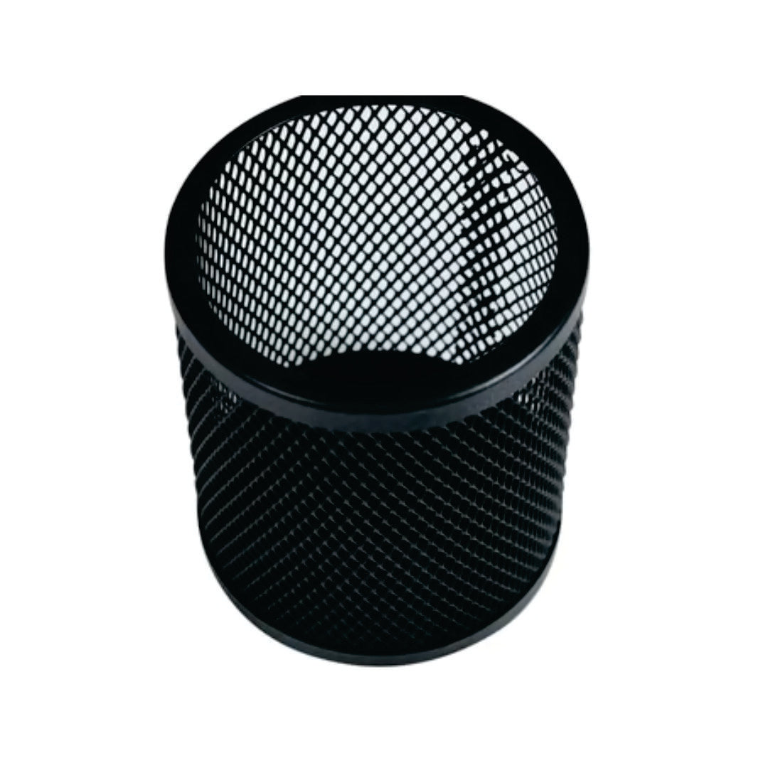 Worldone Mesh Metal Pencil/ Pen Holder (Black)