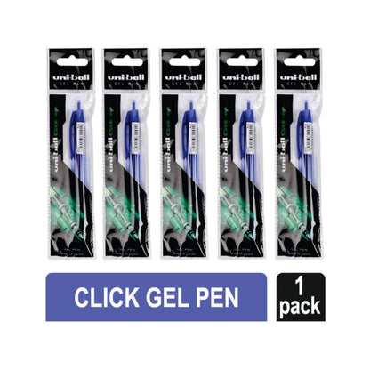 Uniball Click Gel Pen Pack of 5 (Blue)