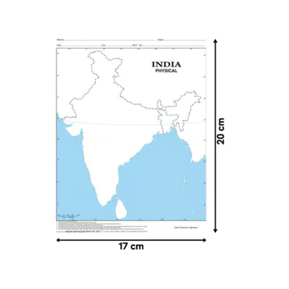 Creative Space India Physical Map