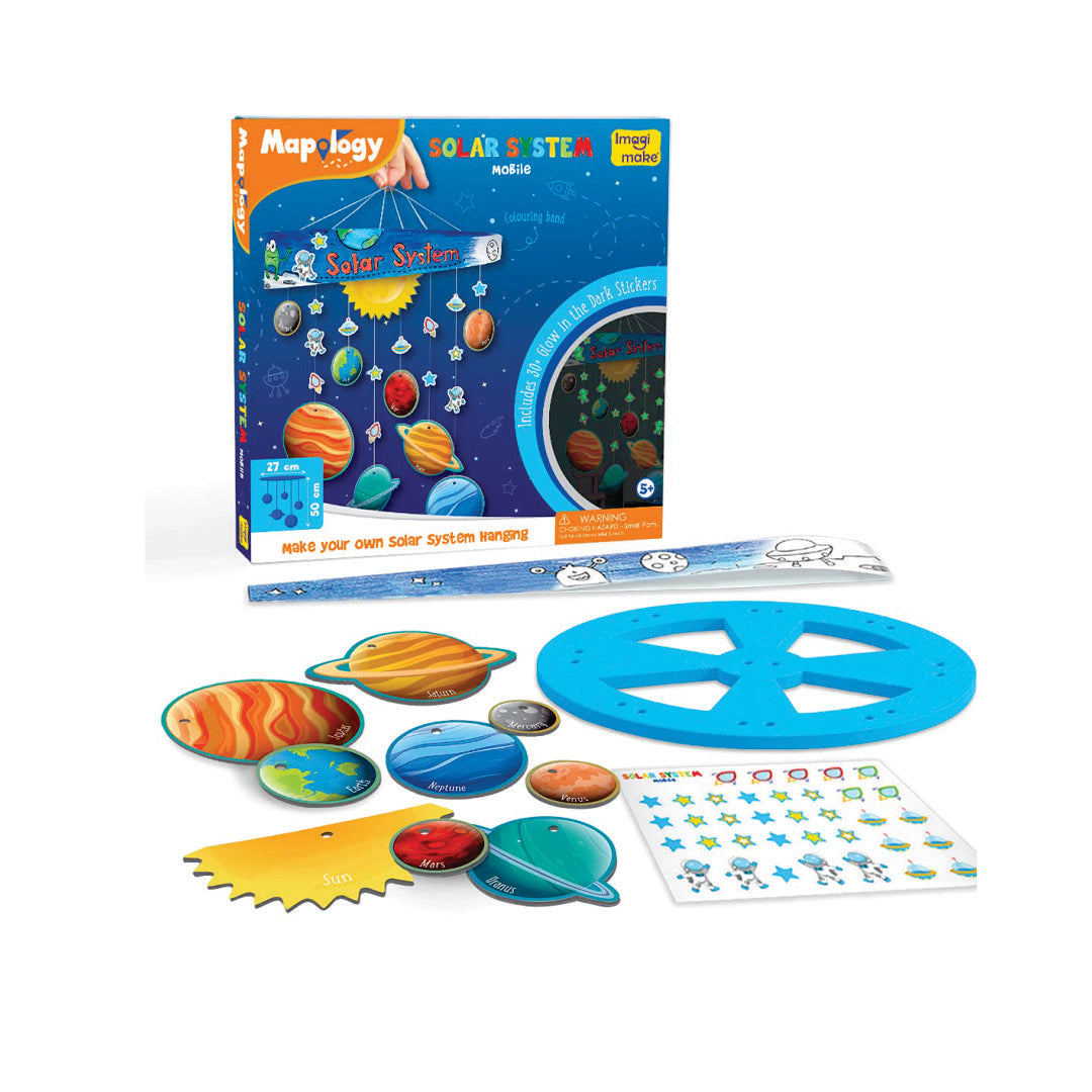 Imagimake Mapology Solar System Mobile Art & Craft Game (5+ Years)