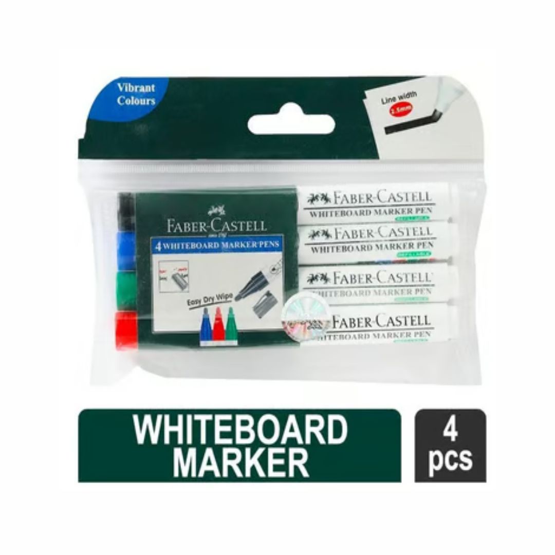 Faber-Castell Whiteboard Marker Set - Pack of 4