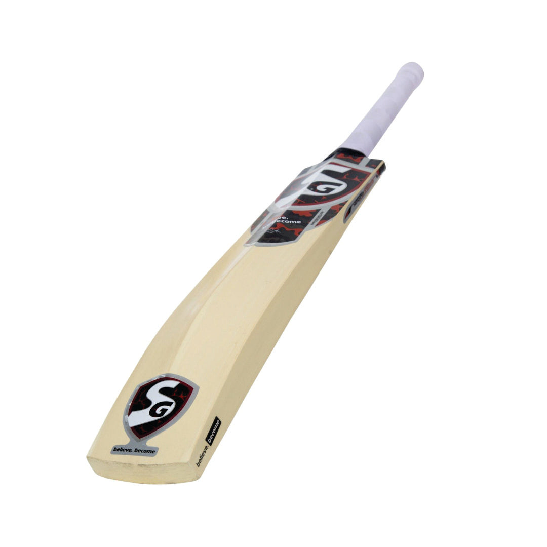 SG Profile Xtreme Cricket Bat - Traditionally Shaped English Willow for Leather Ball | Handcrafted from Finest Grade VB English Willow