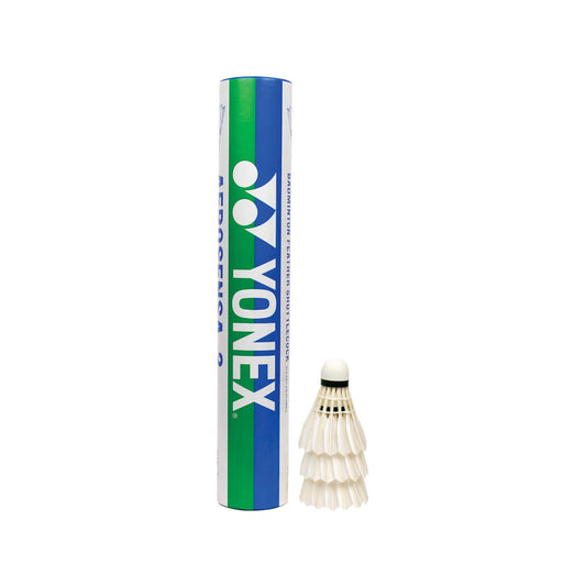 YONEX Feather Shuttlecock (AS 2, White)